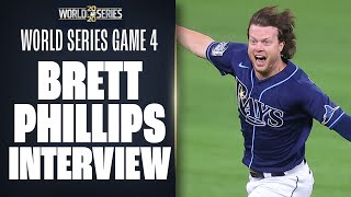 Brett Phillips Amazing Postgame Interview after incredible walk-off in World Series Game 4!