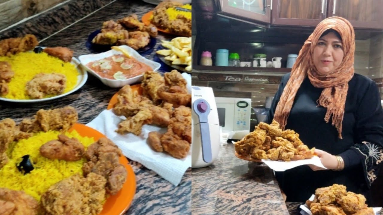 طلبوا وجبه فتحتلهم مطعم في البيت  فراخ ايه الي عايزين يطلبوها 😏دا بثمن وجبه عملت وليمه بيها