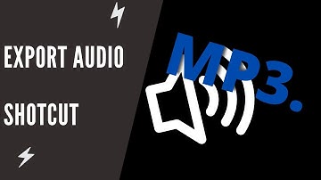 The BEST WAY to EXPORT AUDIO in Shotcut