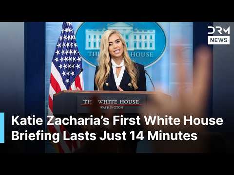 Katie Zacharia Struggles to Answer Questions in First White House Briefing | RD1N