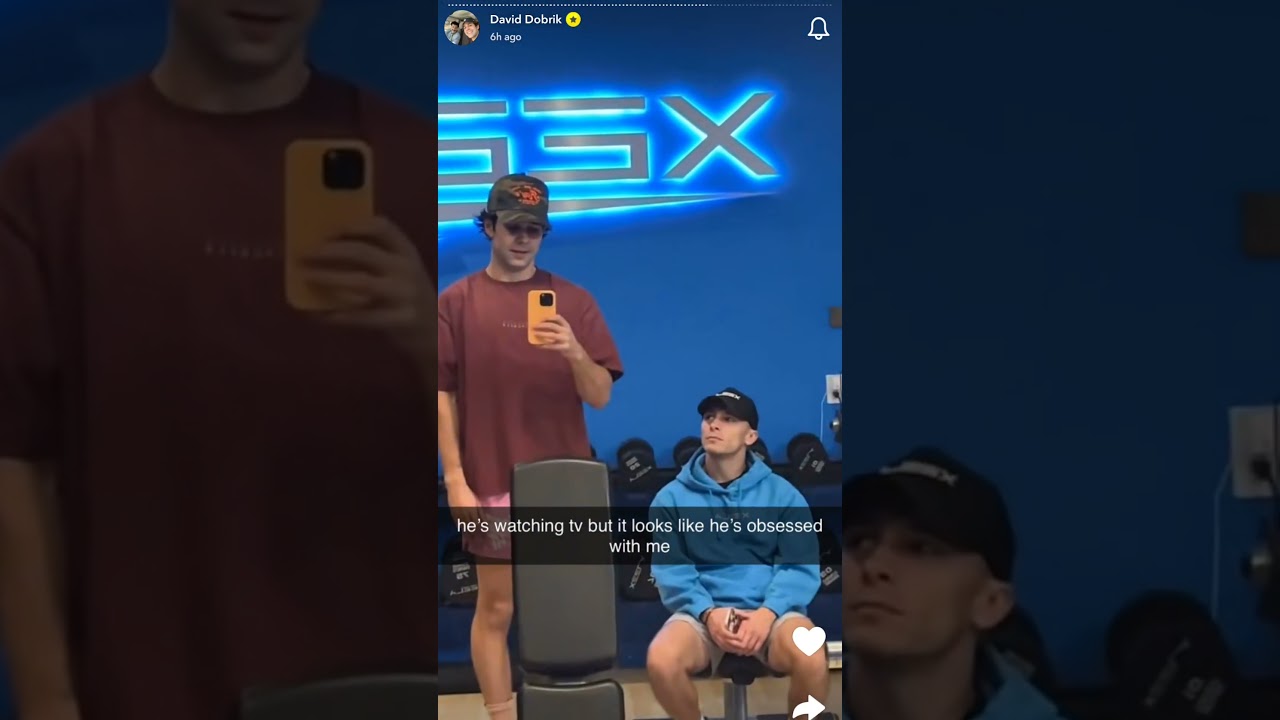 HE IS OBSESSED WITH ME David Dobrik Snapchat