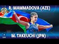 Ruzanna Mammadova (AZE) vs Mihoko Takeuchi (JPN) - Final // U17 World Championships 2022