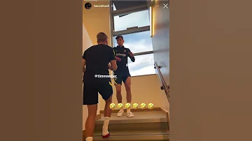 Вернер пугает Хаверца #shorts