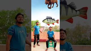 Giant hen, fish & lion in my mouth funny vfx magic | Kinemaster editing