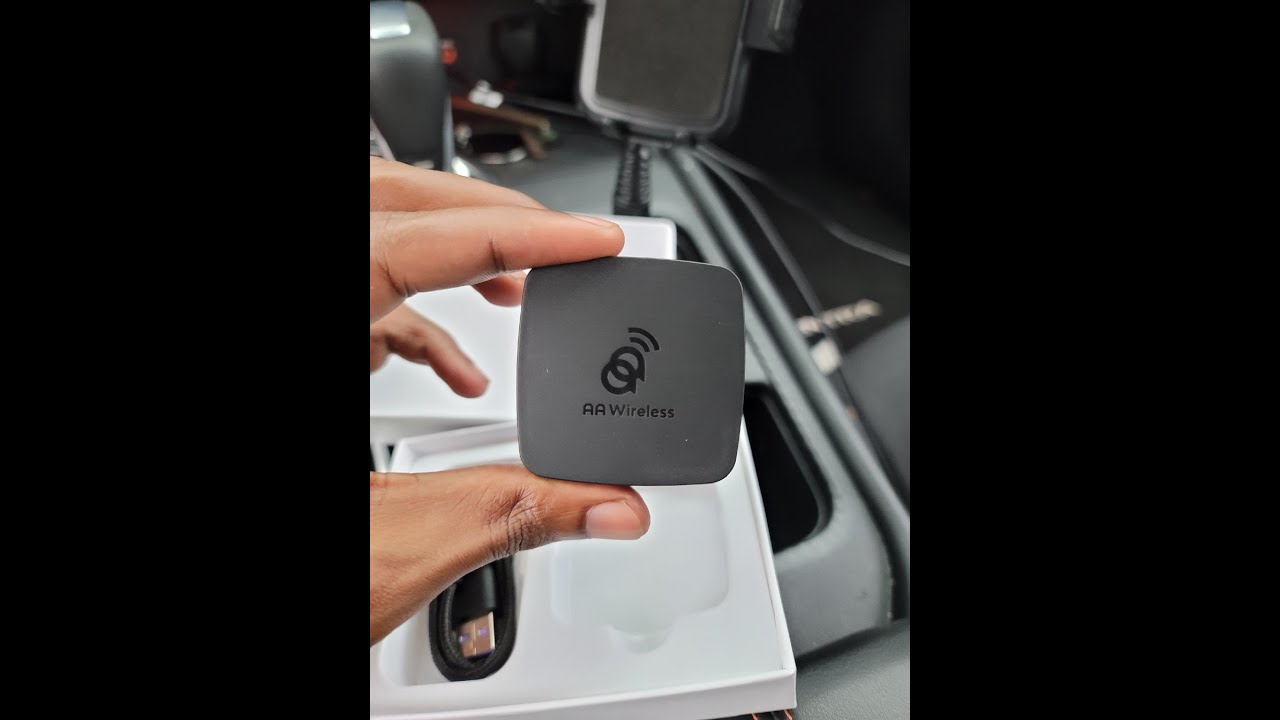 Finally got the AA wireless dongle(allows you to have Android auto