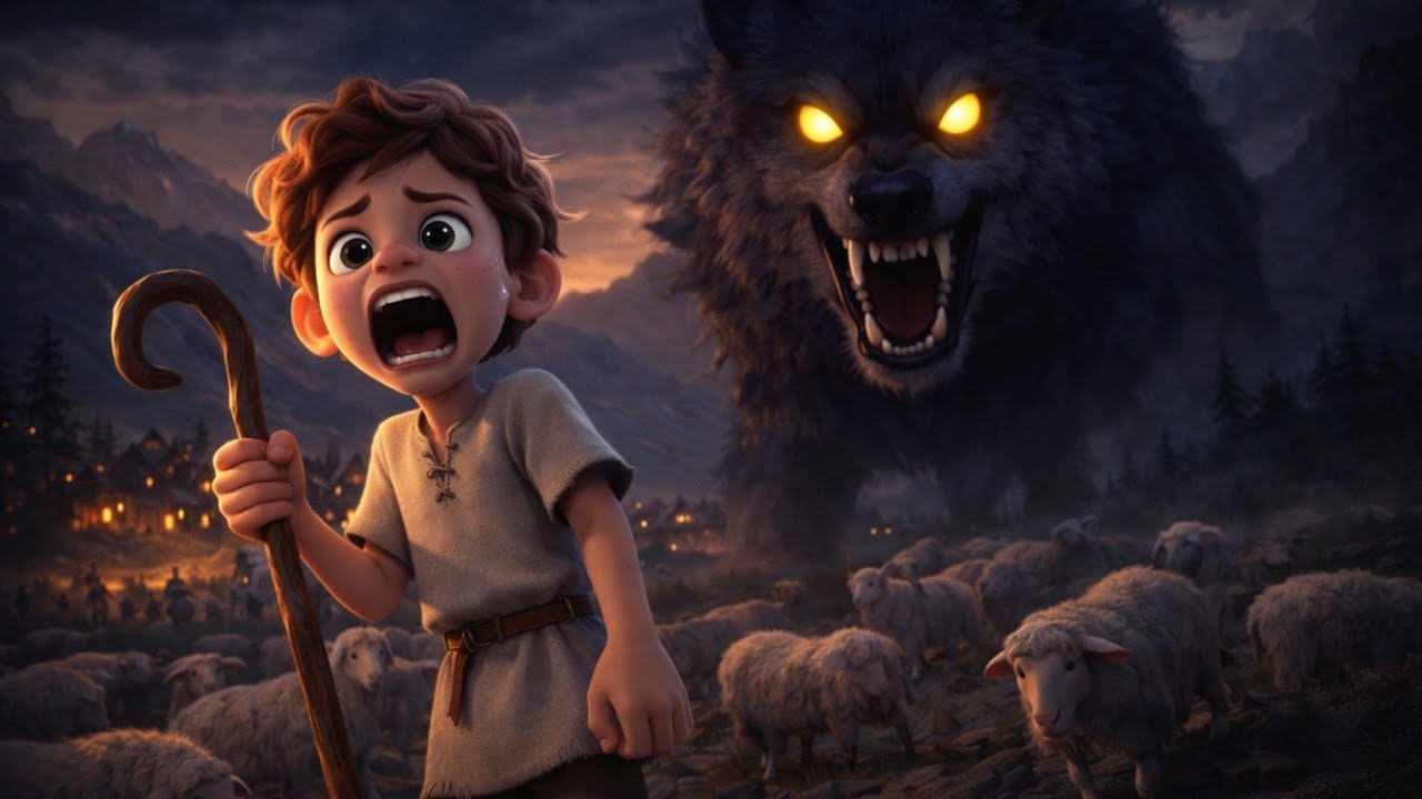 He Cried Wolf... Nobody Believed Him 🐺😱 | Learn English Story.الراعي الكداب 