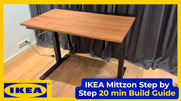 IKEA Mittzon Electric Standing Desk: Step-by-Step How to Assemble Guide