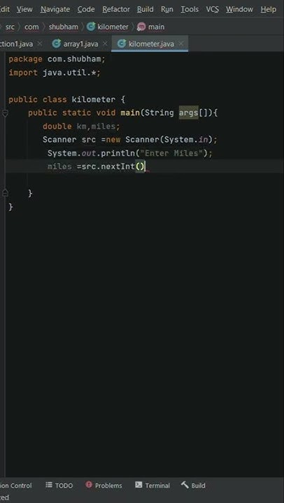 Convert Miles Into Kilometers using Java Program #java #jdk #oop - YouTube