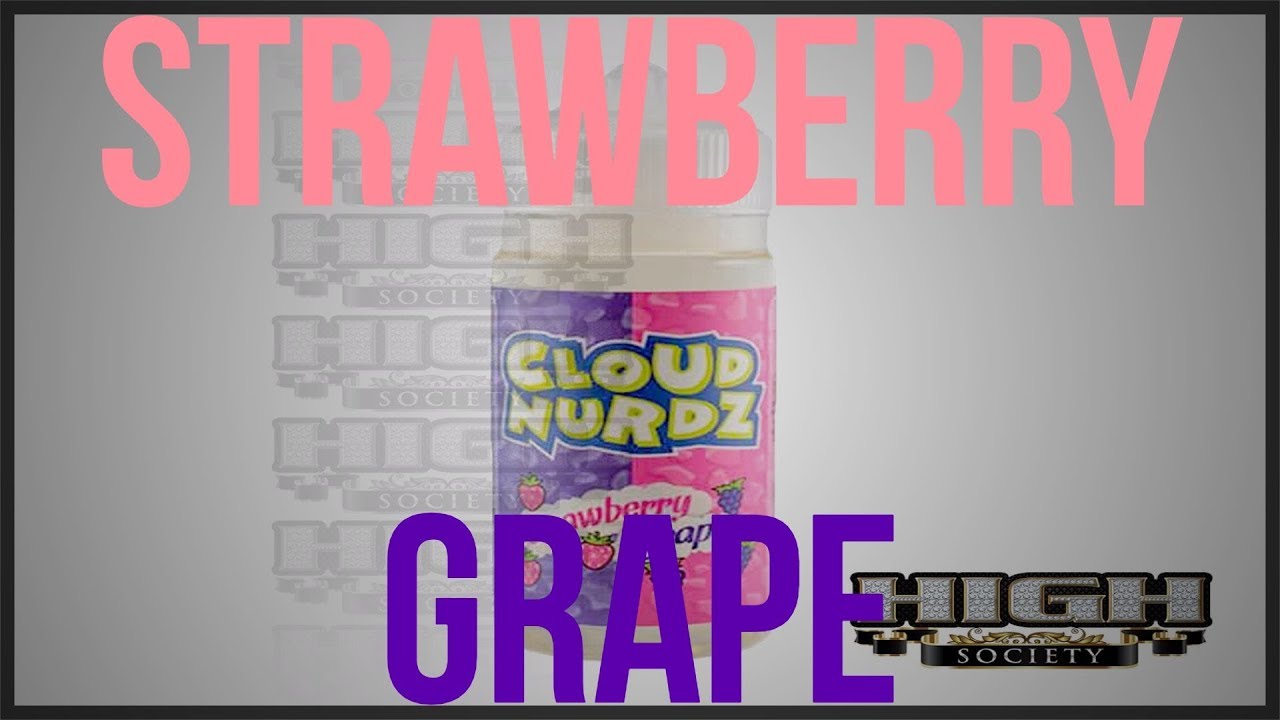 Cloud Nurdz Strawberry Grape Eliquid Review