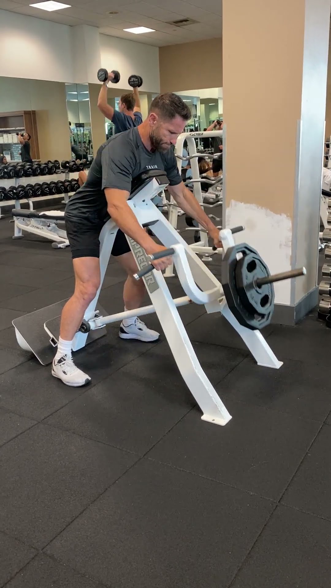 T Bar Row Narrow Grip - YouTube