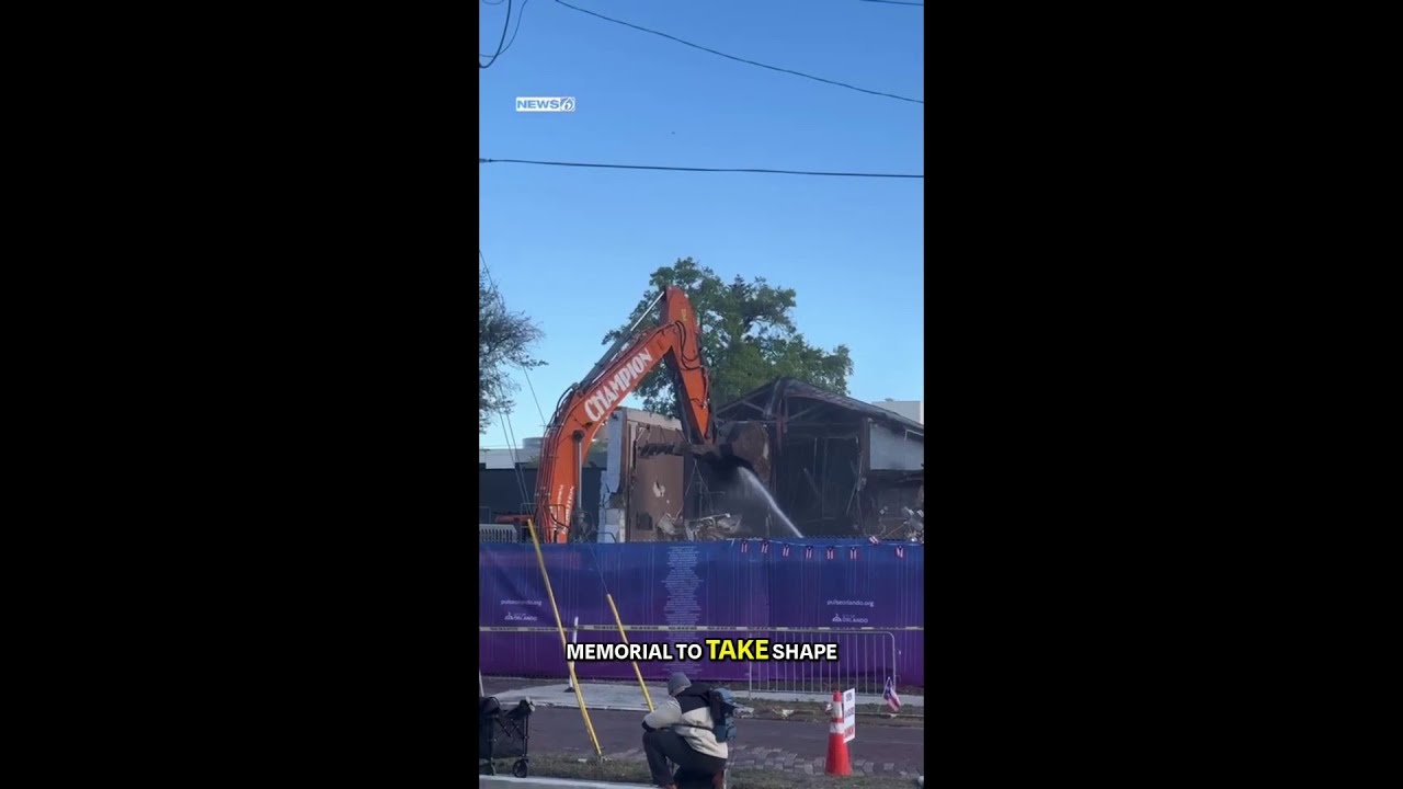 Pulse nightclub demolition begins as Orlando moves toward permanent ...