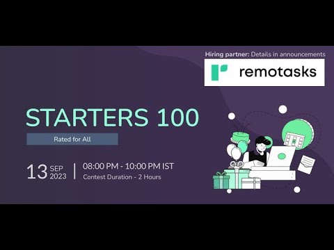 Stamps 100 Codechef Solution || Starter 100 Contest Solution #codechefsolution #pythonprogramming
