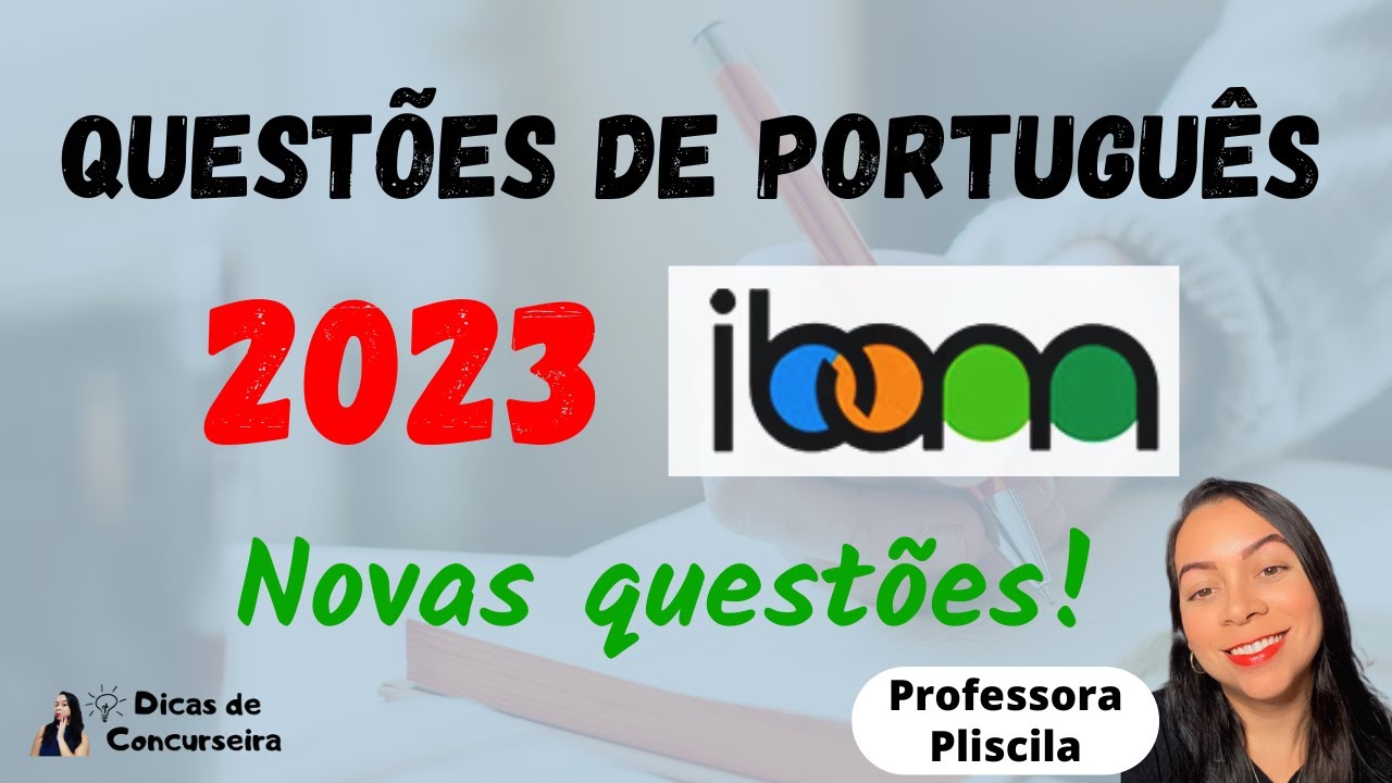 Questões Banca IBAM 2023 - Interpretação e crase