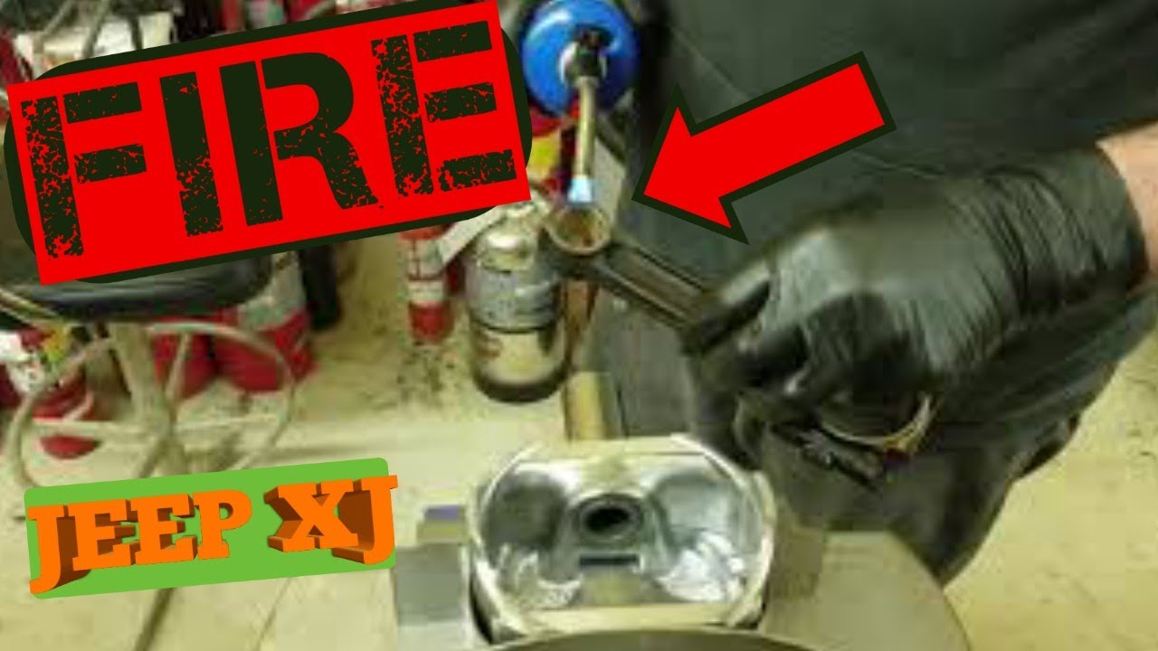 Jeep 4.0 piston wrist pin install YouTube