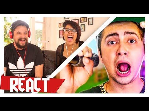 JOGANDO FORTNITE E RIMANDO COM O KRAWK! alanzoka | React