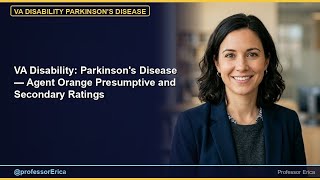 VA Disability: Parkinson's Disease — Agent Orange Presumptive and Secondary Ratings