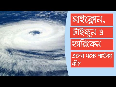 সাইক্লোন,টাইফুন ও হ্যারিকেন এর মধ্যে পার্থক্য কী?জানা অজানা #২.