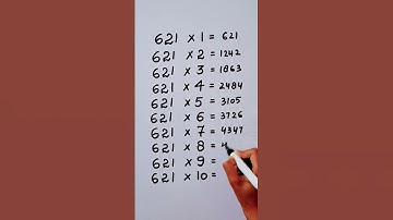 Write the Table of 621 in 16 second only..#maths #mathshack #mathstricks @study_care0