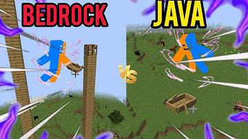 Java vs Bedrock clutches | Minecraft 