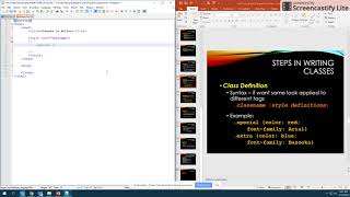 HTML - Unit 7 Lesson 3B - Classes Syntax