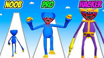 Poppy Run 3D - NOOB vs PRO vs HACKER