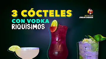 COCTELES CON VODKA | SEA BREEZE 🍒 | MOJITO 🌿| KAMIKAZE 🍸 |Recetas FACILES en CASA