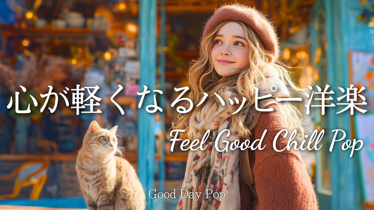 【洋楽Playlist】心が軽くなる☕️カフェ気分でかけ流すハッピーChill洋楽｜朝・カフェBGM｜Chill & Relax