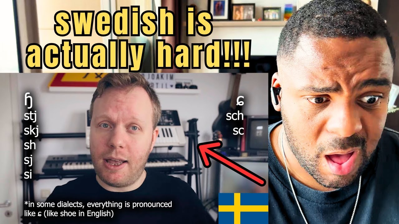 Реакция британца на экспресс-курс по шведскому произношению
