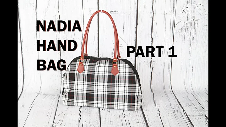 Nadia Handbag Part 1 / Leather Handles And Zip Pocket Pouch