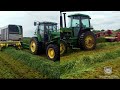 Chopping wheatlage from start to finish!