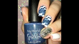Angled Gradient Chevron