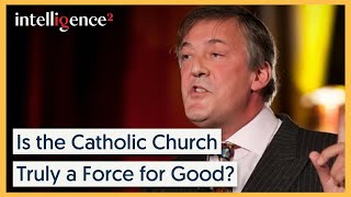 Stephen Fry Passionately Argues the Catholic Church is NOT a Force for Good | Intelligence Squared