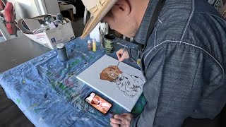 Painting with ashes: Kuna artist brings portraits of lost loved ones to life