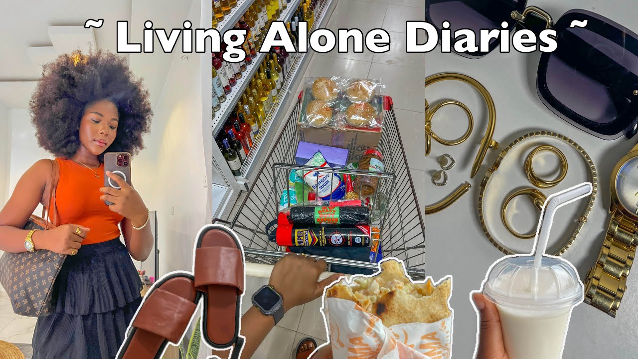 Living Alone Diaries 🛍️🛒 | grocery shopping | realistic life of a Nigerian girl | days in my life