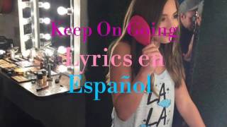 Video thumbnail of "Keep on going-Abby Diamond/Lyrics en español"