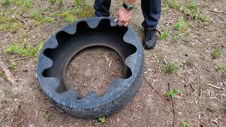 How to Make a Tire Planter