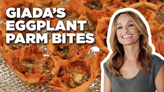 Giada stuffs all of the flavors comforting eggplant parmesan into
little phyllo dough bites! have you downloaded new food network
kitchen app yet? wit...