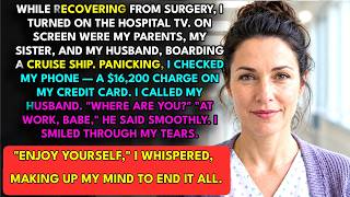 My Family Booked a Luxury Cruise on My Card the Night of My Emergency Surgery — AT WORK, BABE,...