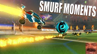 СМУРФ МОМЕНТЫ В 3v3 | ROCKET LEAGUE
