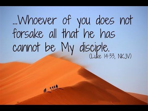 The Cost of Following Jesus - Luke 14:33 - YouTube