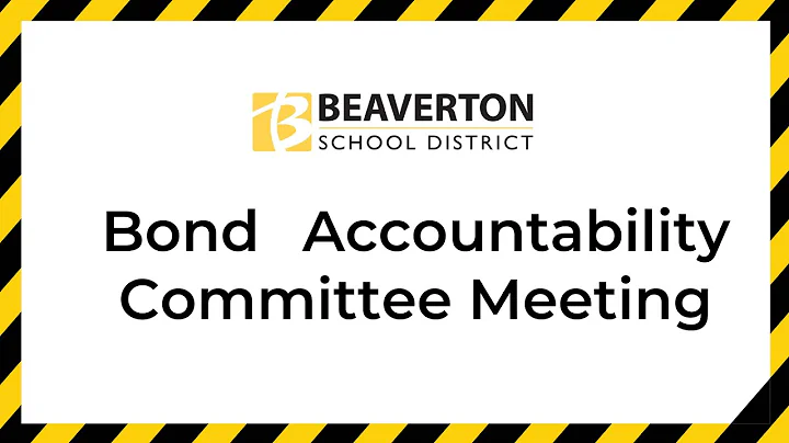 April 22, 2026 Bond Accountability Committee Meeting