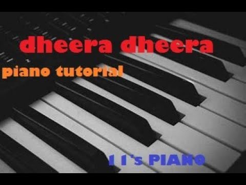 DHEERA DHEERA|KGF|11's PIANO|easy