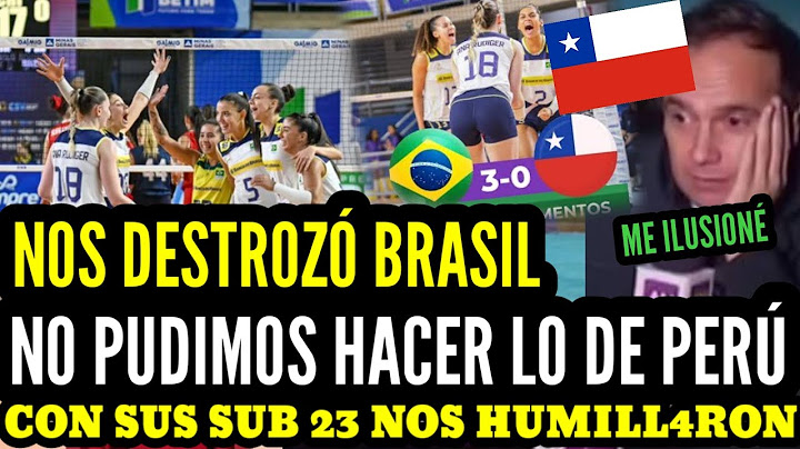 PERÚ Si le GANÓ y a NOSOTROS Nos HUMILLAR0N!! CHILENOS LL0RAN Derrota Ante BRASIL