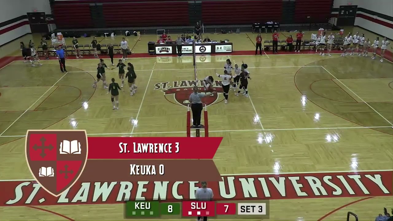 Middlebury 3, St. Lawrence 0; St. Lawrence 3, Keuka 0 (volleyball)