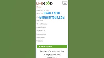 How to share LiveGood - Where