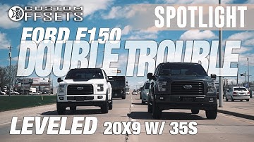 Spotlight - Ford F-150 Double Trouble, Leveled, 20x9s, 34s