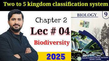 Two, Three and Five Kingdom classification System | Biology class 9 | chap 2