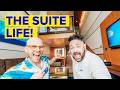 We spend a week in a huge suite on oasis of the seas