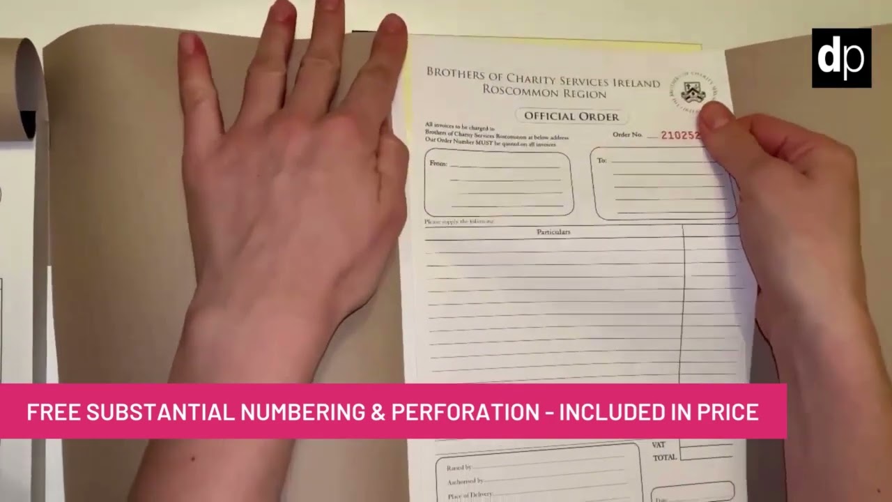 NCR Books Overview - 2 Part books are in 100S - Discoverprint.co.uk