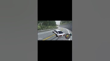 よくわからないけど事故らなかったw【Initial Unity】#shorts#赤城#下り#ae86